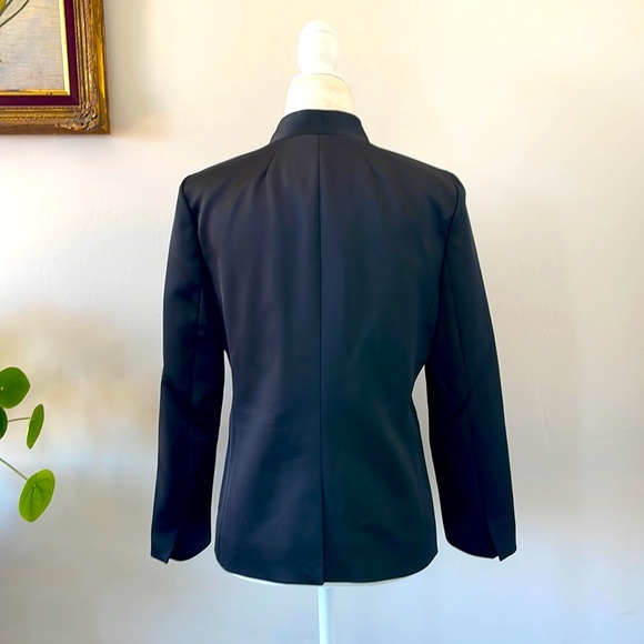 J.Crew Collection Going Out Blazer in Black Satin (NWT) - Picture 2 of 7